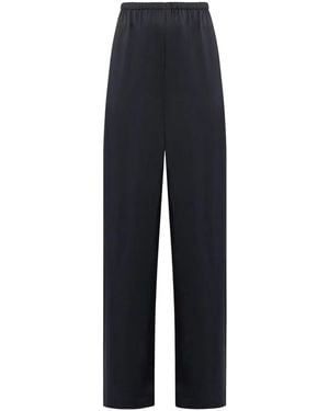 Ferragamo High-Waist Straight Trousers - Blue