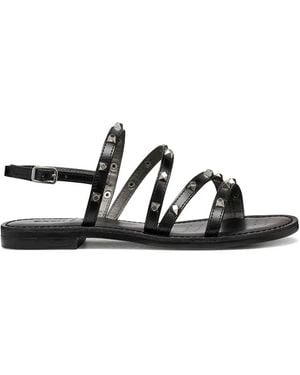 Geox Stud-Embellished Multi-Strap Sandals - White