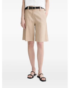 Marc O' Polo Short À Fermeture Boutonnée - Natural