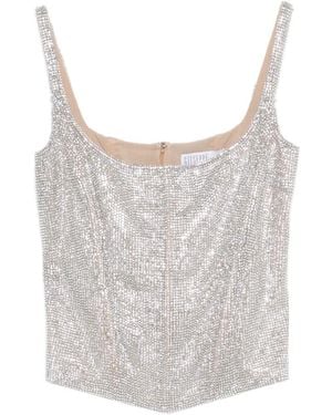 GIUSEPPE DI MORABITO Embellished Top - White