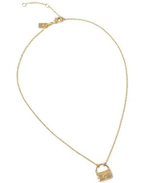 COACH Handbag Pendant Necklace - White