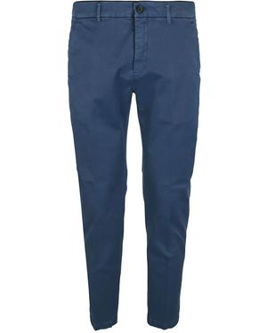Department 5 Cotton Chino Trousers - Blue
