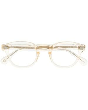 Moscot Lemtosh Brille Im Panto-Design - Weiß