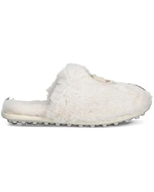 MICHAEL Michael Kors Chaussons Ada En Fourrure Artificielle - Blanc