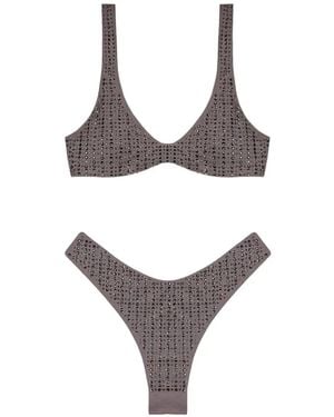 VENUJA Malibu Bikini Mit Kristallen - Grau