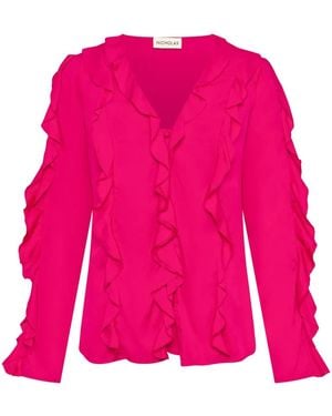 Nicholas Amira Ruffle Top - Pink