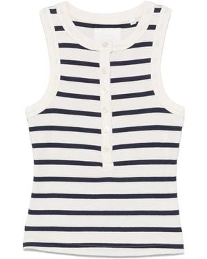 Citizens of Humanity Striped Tank Top - Grey