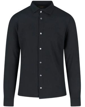 Zanone Cotton Shirt - Blue