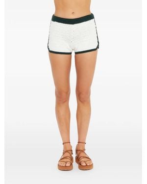 The Upside Molokai Lee Crochet Short - White