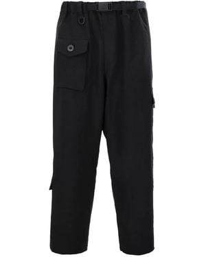Y-3 Sport Uniform Tapered Pants - Black