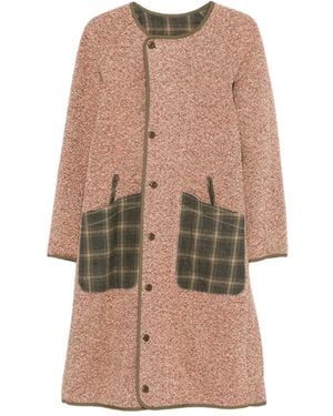 R13 Raglan-sleeve Reversible Coat - Natural