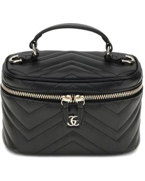 Gucci Mini Gg Marmont Vanity Bag - Schwarz