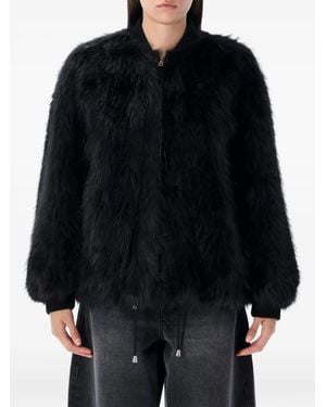 S.W.O.R.D Eco Fox Bomber Jacket - Black