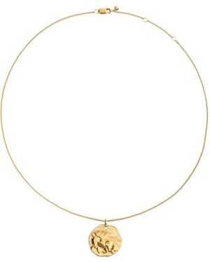 Monica Vinader Gp Zodiac Taurus Necklace - White