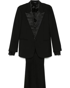 Eraldo Raw-Cut Suit - Black
