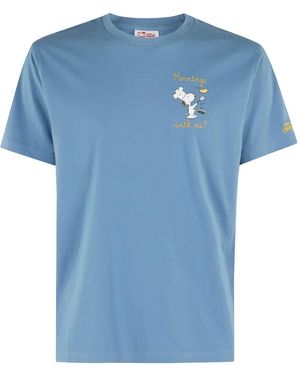 Mc2 Saint Barth Snoopy Mornings Tシャツ - ブルー