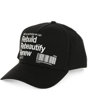 DSquared² Slogan-Print Baseball Cap - Black