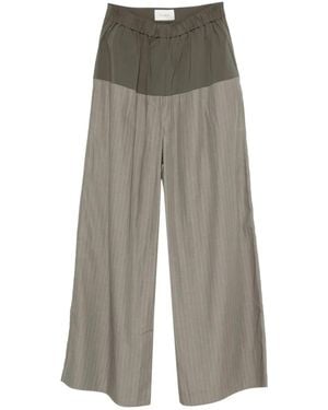 St. Agni Pinstriped Pants - Gray