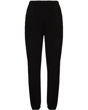 Les Tien Tapered Cotton Track Pants - Black