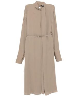 Tom Ford Belted Dress - Natural