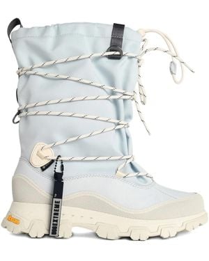 UGG High-Top Reef Leather Blend Boots - Blue