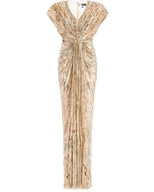 Jenny Packham Lacie Maxi Dress - Metallic