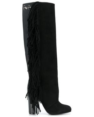 Philipp Plein High Signature Boots - Black