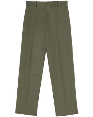 Jil Sander Straight-Leg Trousers - Green