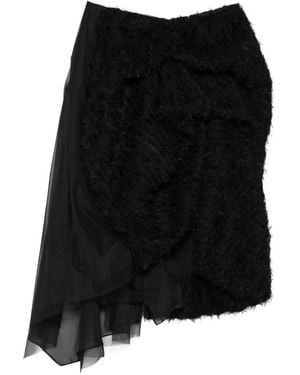 PAULINE DUJANCOURT Asymmetric Skirt - Black