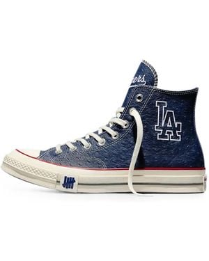Converse X La Dodgers X Undefeated Chuck 70 High-Top Trainers - Blue