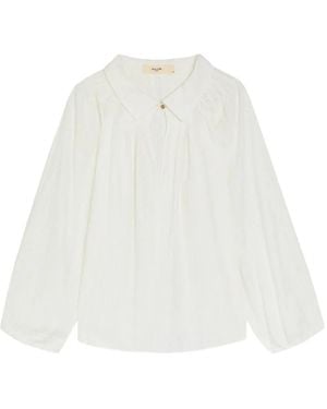 SKIIM Collared blouse - Blanco