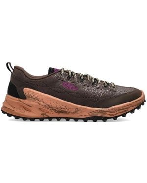 Keen Jasper Zionic Leather Low-Top Trainers - Brown