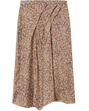 Isabel Marant Caciamain ドレープスカート - ブラウン