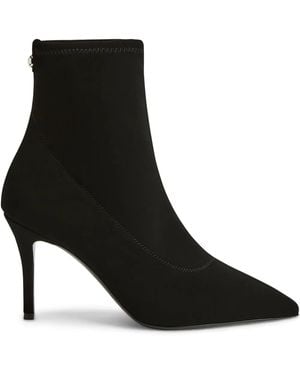 Giuseppe Zanotti 90Mm Mirea Pointed-Toe Ankle Boots - Black