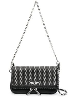 Zadig & Voltaire Nano Rock Studded Crossbody Bag - White