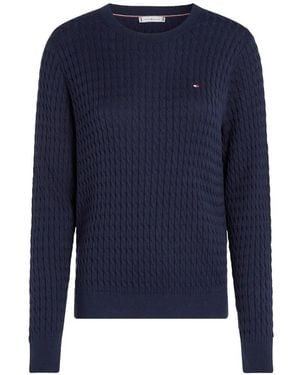 Tommy Hilfiger Cable-knit sweater - Blau