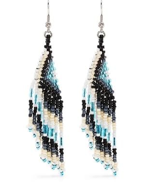 DSquared² Beaded Drop Earrings - Blue