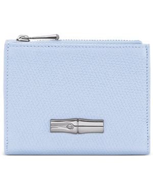 Longchamp Le Roseau Compact Wallet - Blue