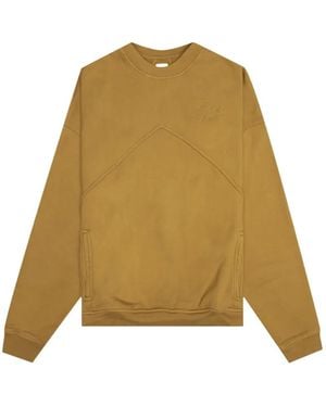 Rhude Logo-Embroidered Crewneck Sweatshirt - Natural