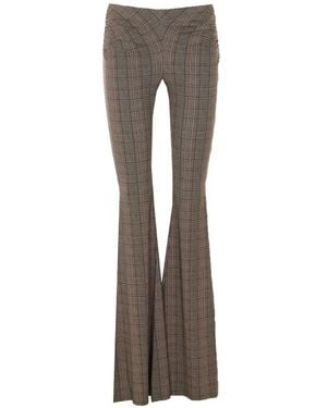 Aniye By Jodi Prince Of Wales Check Trousers - Grey