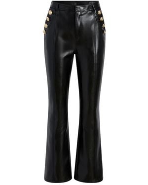 Cinq À Sept Ausgestellte Suzette Cropped-Hose - Schwarz