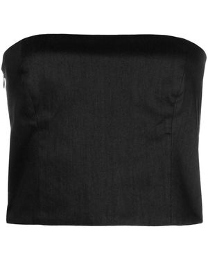 GAUGE81 Lica Strapless Top - Black