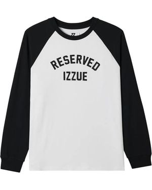 Izzue Long-Sleeve Cotton T-Shirt - Black