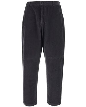 Grifoni Corduroy-Textured Pants - Blue