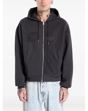 Dime Felpa Reverse Con Zip - Nero