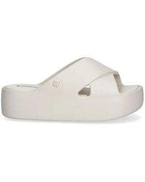 Melissa Crossover Platform Slides - White