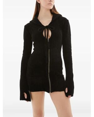 OTTOLINGER Abito Corto Con Zip - Nero