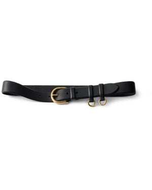 Prada Cinturón De Piel - Blanco