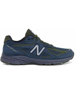 New Balance 990V4 Trainers - Blue