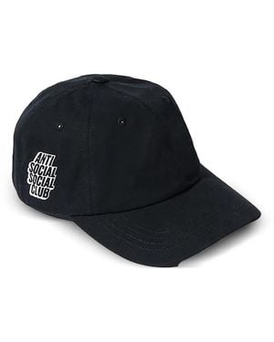 ANTI SOCIAL SOCIAL CLUB Logo-Print Baseball Cap - Black